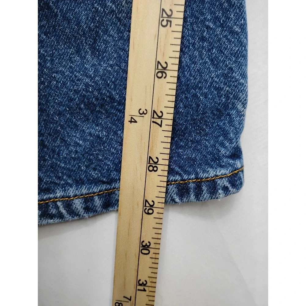 Levis 505 Jeans Mens 36x30 Blue Regular Fit Straight Leg Y2K Dark Wash